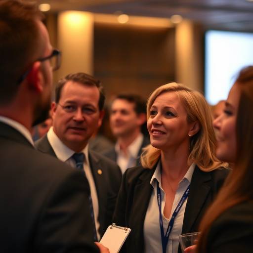 Fotografia de um evento corporativo